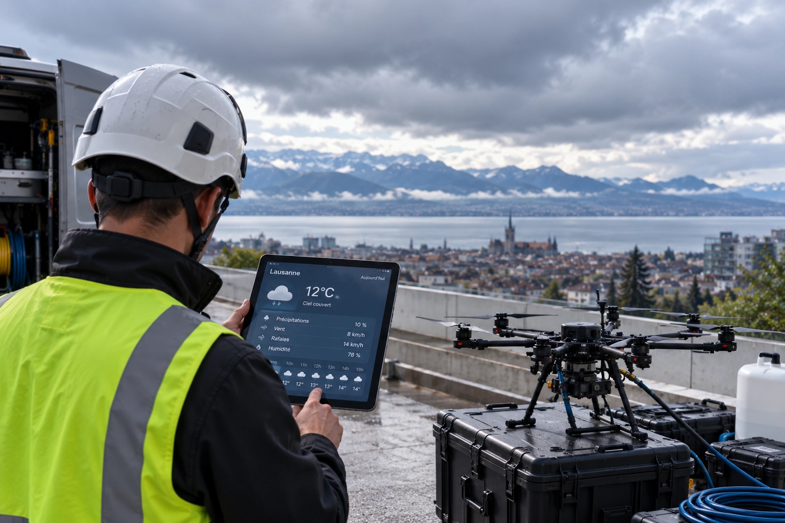 Intervention de nettoyage de façade dans le canton de Vaud